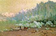 Thomas Hill The Muir Glacier in Alaska painting
